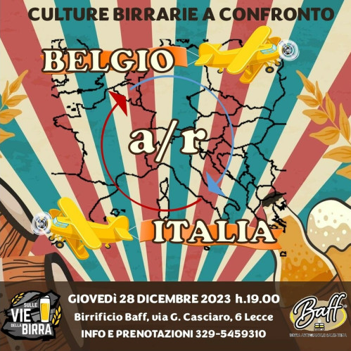 Italia-Belgio Andata e Ritorno. Culture birrarie a confronto