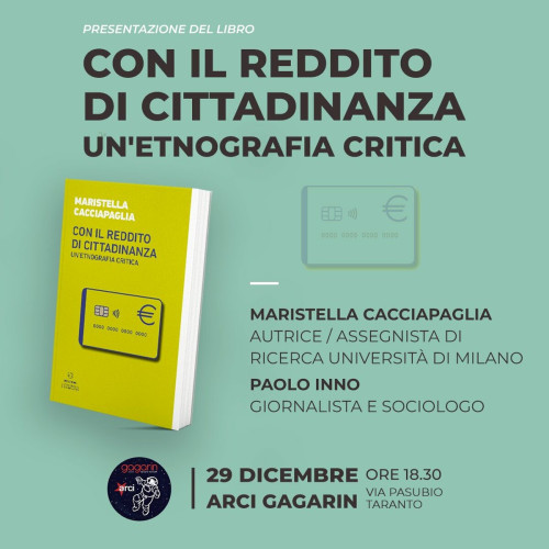 "Con il reddito di cittadinanza. Un'etnografia critica". Presentazione del libro