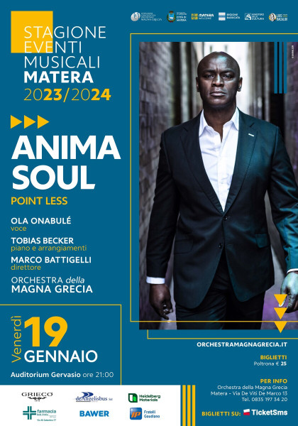ANIMA SOUL – Ola Onabule & l'Orchestra della Magna Grecia