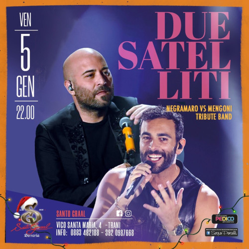 Due Satelliti Re Matto Negramaro Vs Marco Mengoni tribute band live a Trani
