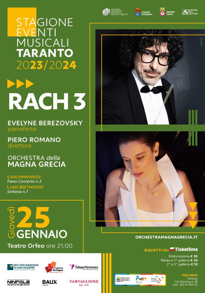 RACH 3 Evelyne Berezovsky & l'Orchestra della Magna Grecia