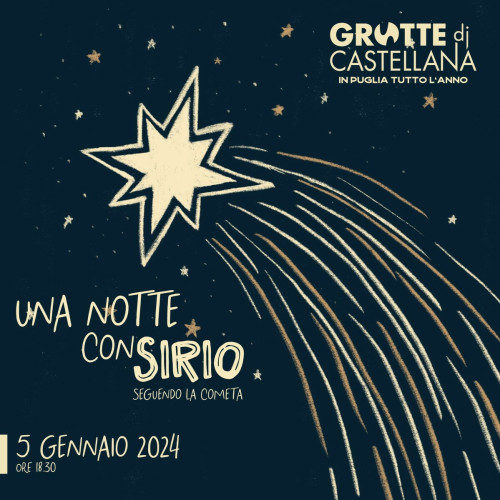 Una notte con Sirio seguendo la Cometa