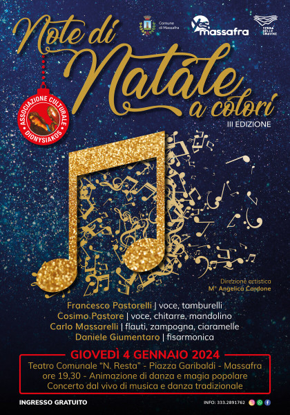 Note di Natale a colori III Edizione - Magia, musica e danza della tradizione