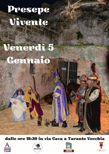 Presepe vivente e calata dei Re Magi a Taranto Vecchia