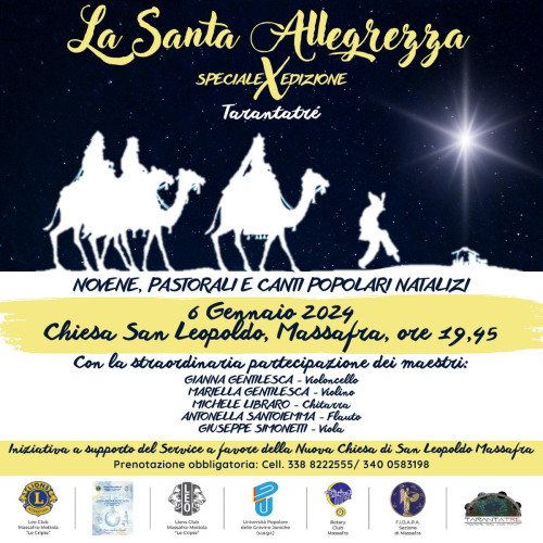 La Santa Allegrezza a San Leopoldo di Massafra