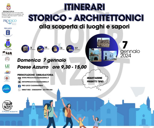 ITINERARIO STORICO-ARCHITETTONICO-POETICO-MUSICALE alla scoperta del Paese Azzurro Racconti e poesia tra scorci di azzurro sulle tracce di Miguel Vaaz