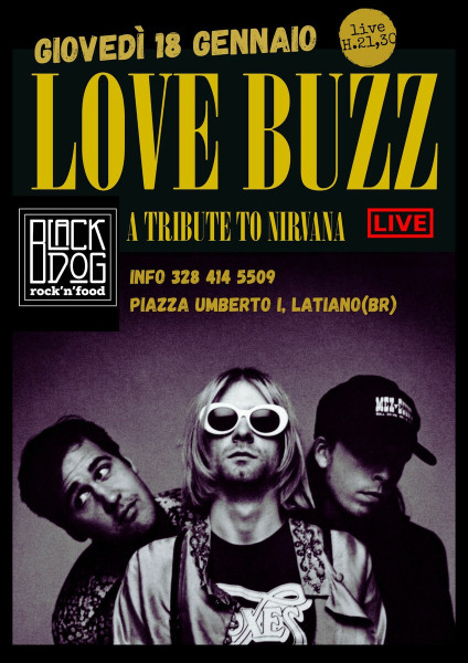 Love Buzz - A tribute to Nirvana live!