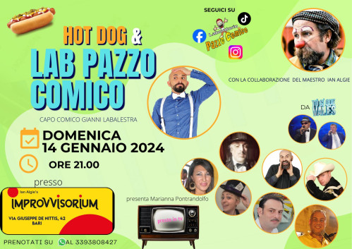 HOT DOG & LAB PAZZO COMICO