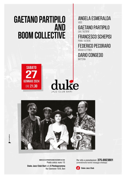 Gaetano Partipilo and BOOM COLLECTIVE
