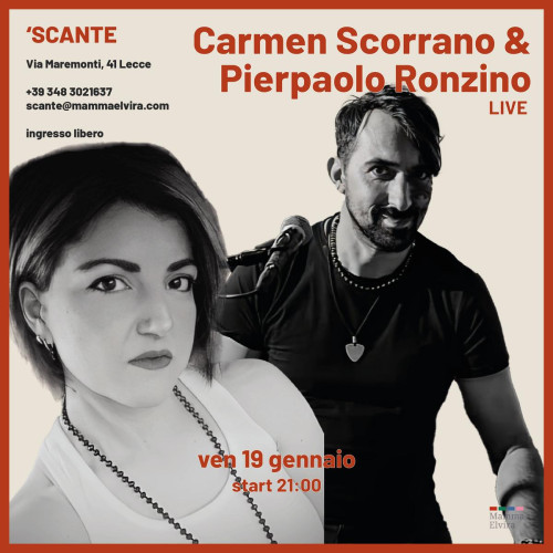 Carmen Scorrano & Pierpaolo Ronzino Live in acustico