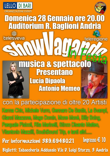 ShowVagando in Festa
