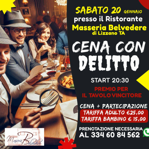 CENA CON DELITTO  - Riuscirai a risolvere il giallo?