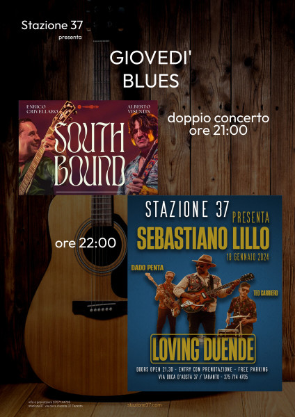 Rassegna Blues : Sebastiano Lillo  Blues trio