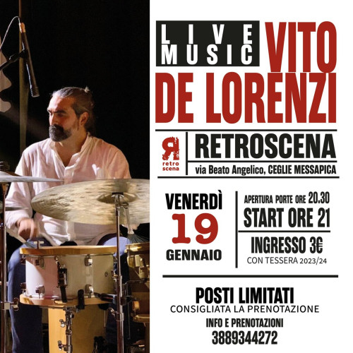 Vito De Lorenzi in concerto | Sonu 220 V