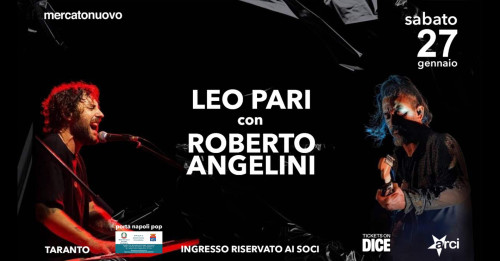 Leo Pari con Roberto Angelini in concerto