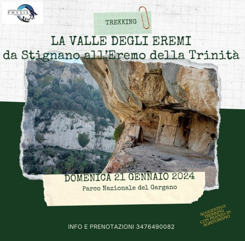 Trekking: La valle degli eremi - P. Naz. del Gargano