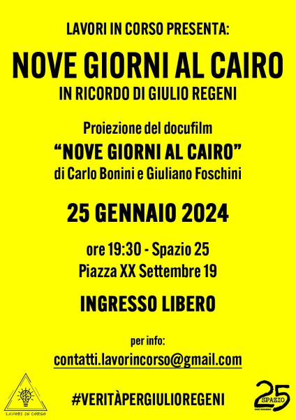 "Nove giorni al Cairo"