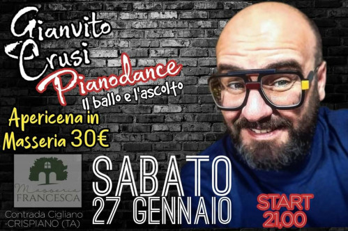 Cena pianodance con Gianvito Crusi