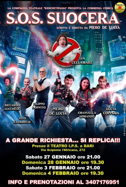 "SOS SUOCERA"- COMMEDIA TEATRALE-