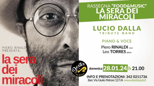 LA SERA DEI MIRACOLI- Il tributo a Lucio Dalla