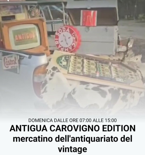 ANTIGUA  IL MERCATINO DELL'ANTIQUARIATO  e del VINTAGE