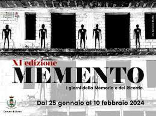 Memento: a Bitonto i giorni della Memoria e del Ricordo. Dal 25 gennaio al 10 febbraio