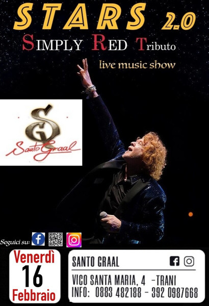 Concerto SIMPLY RED by STARS 2.0 at SANTO GRALL/Trani
