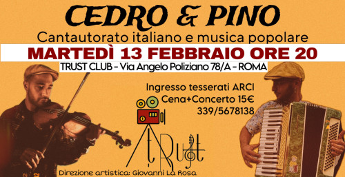 Dalla Puglia: CEDRO e Pino / Trust Club