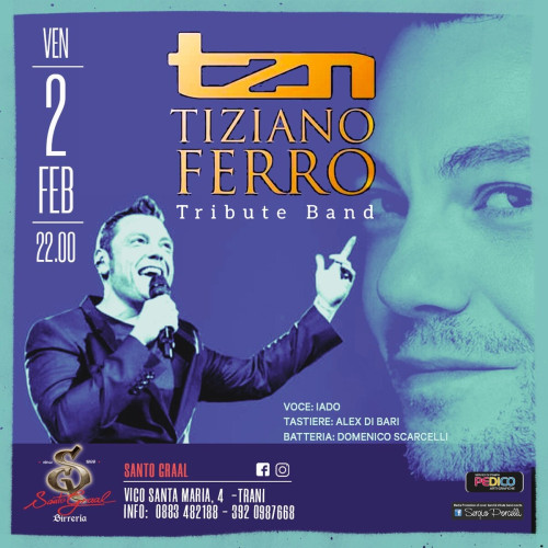 TZN Tiziano Ferro tribute band live a Trani