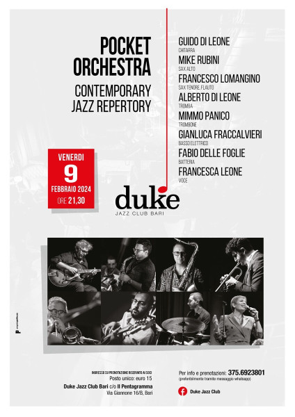 Pocket Orchestra - Contemporary Jazz Repertory