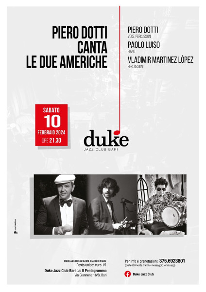 Piero Dotti canta Le Due Americhe