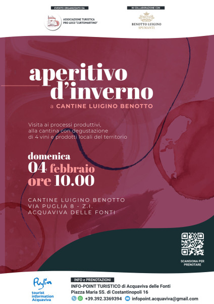 Aperitivo d'inverno a Cantine Luigino Benotto