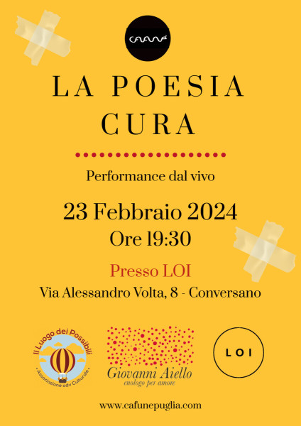 La Poesia Cura - Performance dal Vivo