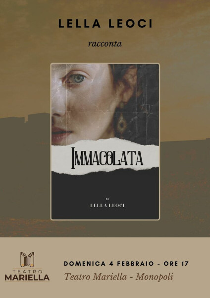 Presentazione del libro "Immacolata" di Lella Leoci.