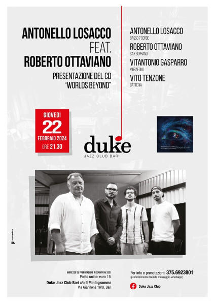 Antonello Losacco feat. Roberto Ottaviano  Presentazione del cd Worlds Beyond