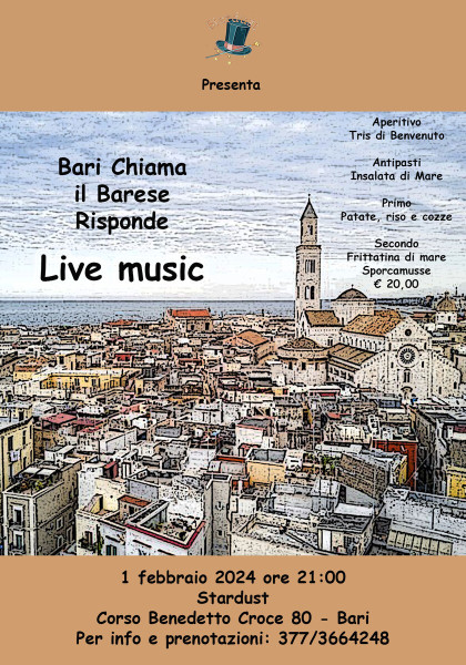 Bari chiama, il barese risponde