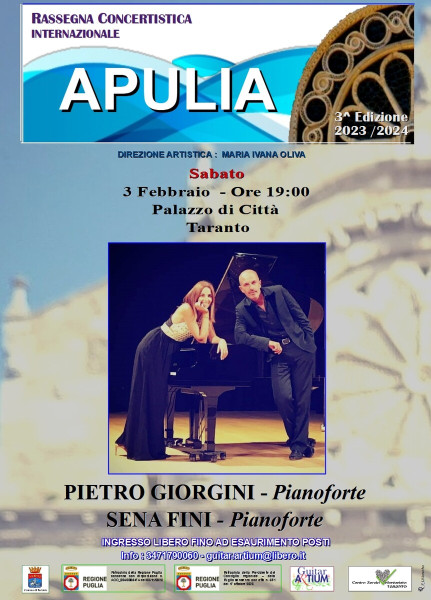 Rassegna Concertistica Internazionale "Apulia"-Duo pianistico a quattro mani