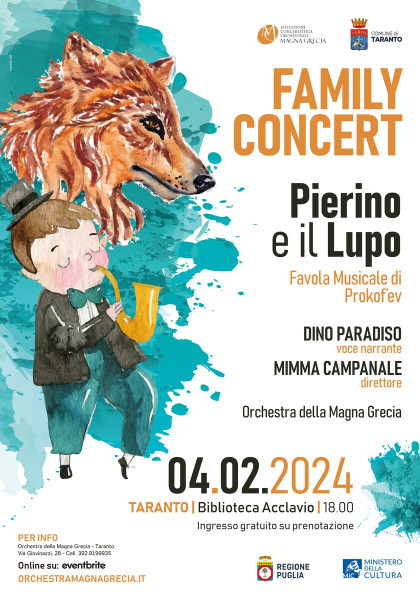 SOLD OUT! FAMILY CONCERT  Pierino e il Lupo - Favola Musicale di Prokof'ev