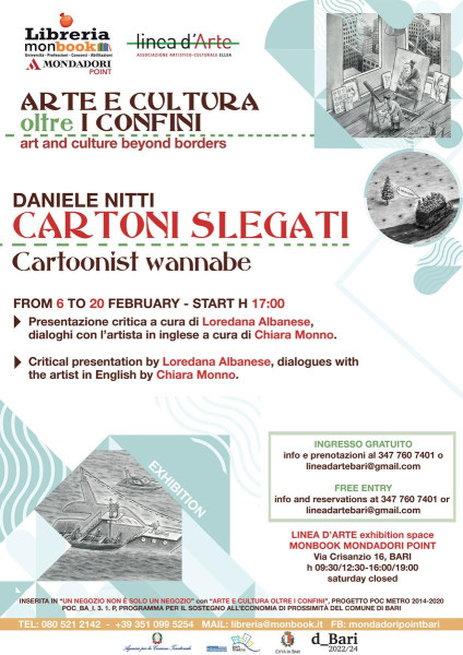 Inaugurazione CARTONI SLEGATI mostra personale di Daniele Nitti