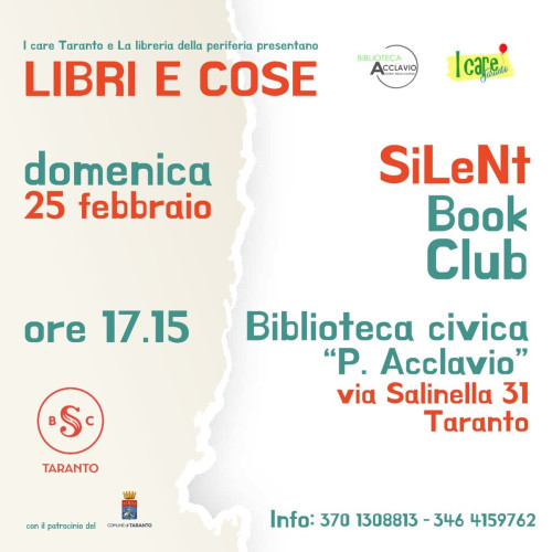 Silent book club taranto