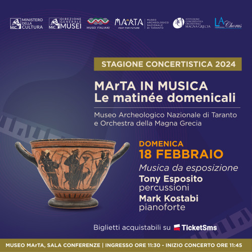 MUSICA DA ESPOSIZIONE MarTa in Musica Tony Esposito e Mark Kostabi