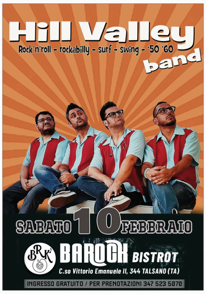 Hill Valley band live al Barock