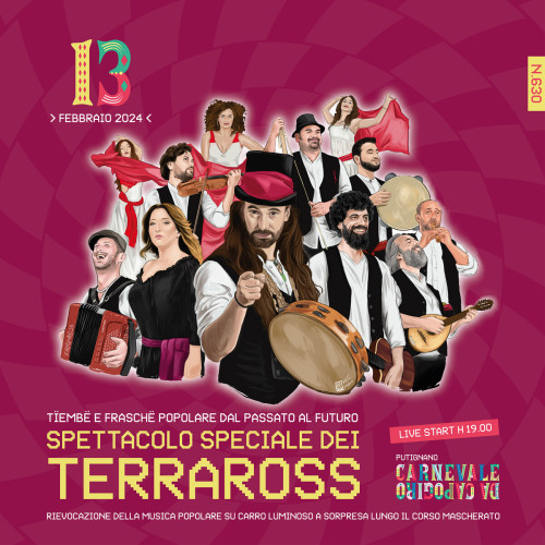 Tonn Tonn Tonn party al Carnevale con i Terraross