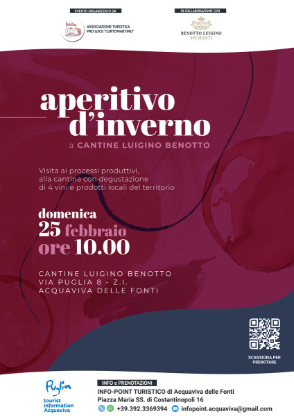 Aperitivo d'inverno a Cantine Luigino Benotto