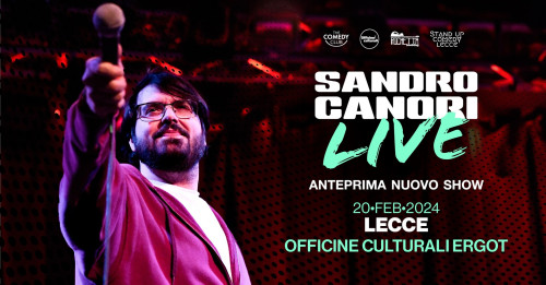 Sandro Canori Live a Lecce alle Officine Ergot