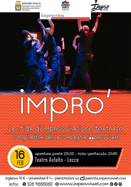 Imprò - la sfida spettacolo di Improvvisazione Teatrale