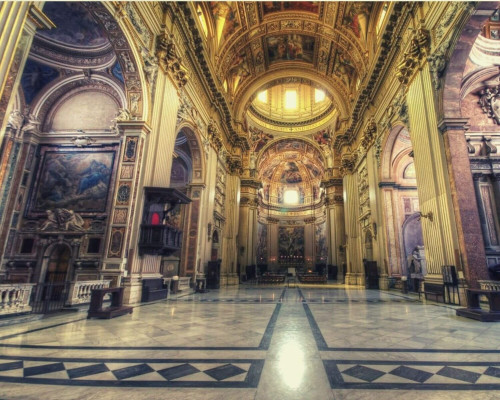 Sant'Andrea della Valle con Cappella Barberini e Sagrestia