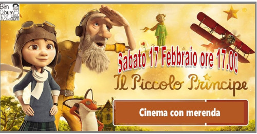 IL PICCOLO PRINCIPE per CINEMA CON MERENDA