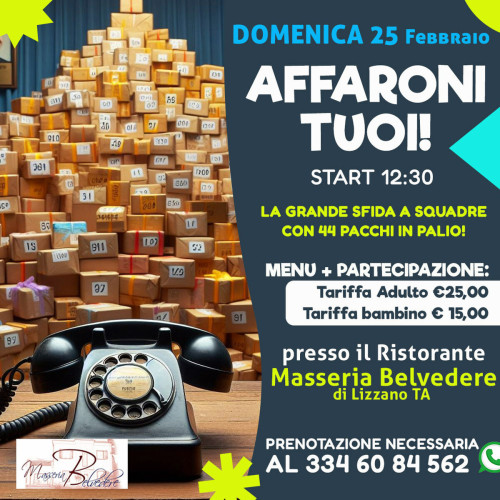 AFFARONI TUOI - 44 pacchi misteriosi e premi incredibili!