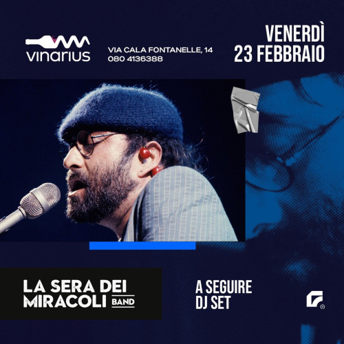 LA SERA DEI MIRACOLI - Piero Rinaldi - Tributo a Lucio Dalla